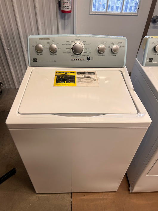 Kenmore 28" Top-Load Washer with Triple Action Agitator and 4.2 Cubic Ft. Total Capacity, White!  -Brand new never used (Dented from shipping, photos shown - Was tested in spin and works perfectly)