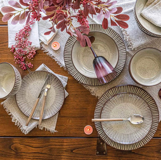 Overandback 16pc Dinnerware set-Back to Origins- BRAND NEW IN BOX!!!!