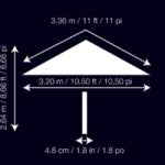 Proshade 11ft solar LED Umbrella**New in Box**