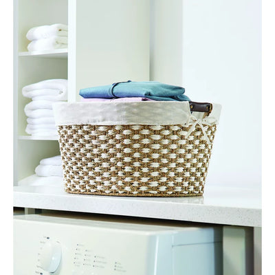 Better Homes & Gardens Seagrass Laundry Basket**New in box**