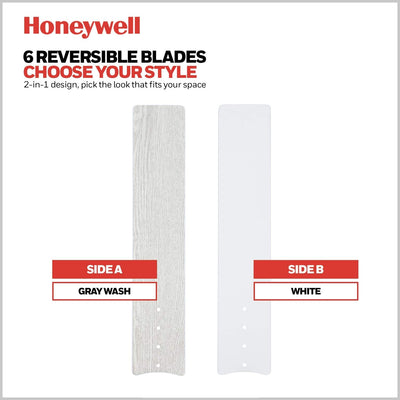 Honeywell Ceiling Fans 51477-01 Kaliza Ceiling Fan, 56, Bright White**New in box**