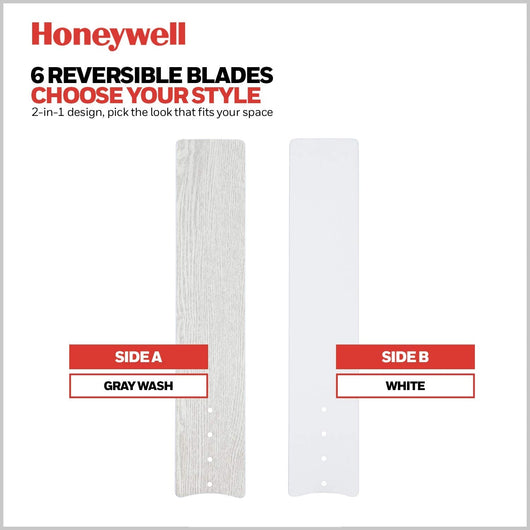 Honeywell Ceiling Fans 51477-01 Kaliza Ceiling Fan, 56, Bright White**New in box**