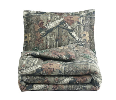 Mossy Oak, (2) Piece Infinity Camouflage Comforter Set - Twin- NEW!