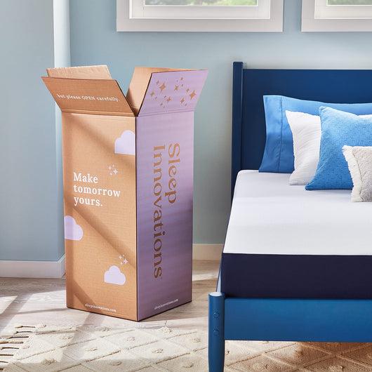 Sleep Innovations Marley 10 Inch Cooling Gel Memory Foam Mattress with Airflow Channel Foam for Breathability, Twin Size, Bed in a Box, Medium Firm Support**New in box**