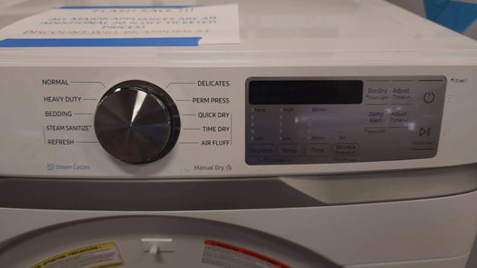 Samsung 7.5-cu ft Stackable Steam Cycle Electric Dryer (White) USED TESTED AND WORKS GREAT