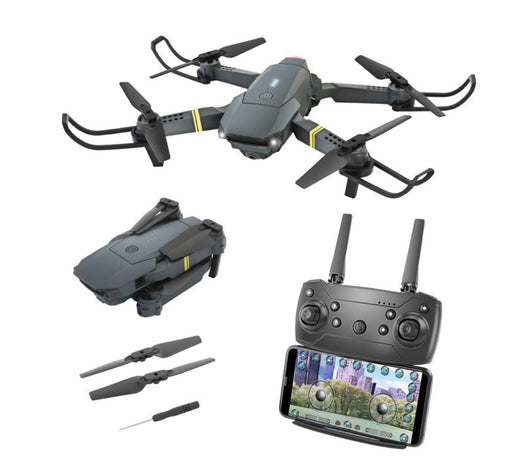VistaTech Quadcopter Rechargeable Drone Black/Grey/Yellow with Camera- Used but Like New!!
