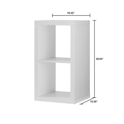 Better Homes & Gardens 2-Cube Storage Organizer, Rustic Gray- NEW IN BOX!!!