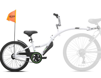 Kazam Co-Pilot Bike Trailer White, 20 inch**New in Box**