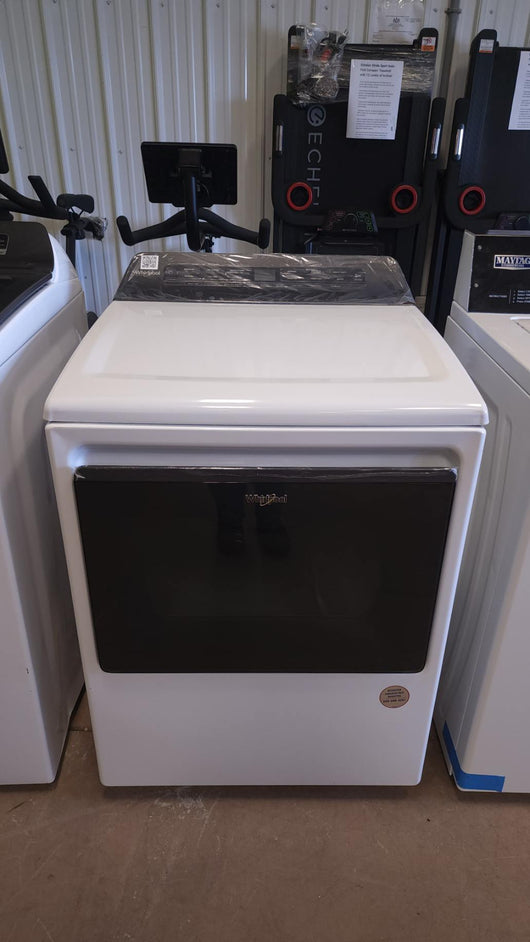 Whirlpool 7.4-cu ft Vented Electric Dryer with Intuitive Controls - White ((USED ONCE -