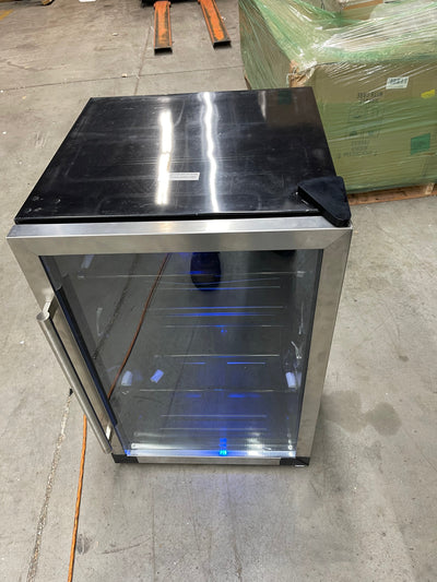 Frigidaire EFMIS155 Beverage Center-126 Cans-Full Stainless Steel, 126-CAN, Stainless- Salvage special