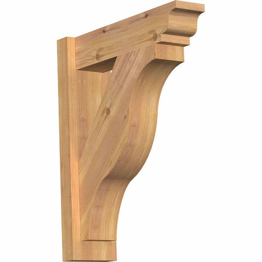 Ekena Millwork 5 1/2"W x 20"D x 24"H Funston Smooth Traditional Outlooker, Western Red Cedar**New, set of 2**