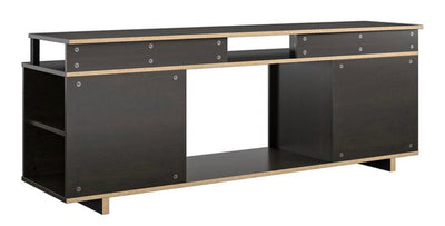 Ameriwood Home Mason Fireplace TV Stand for TV’s up to 65”, Espresso!! NEW IN BOX!!