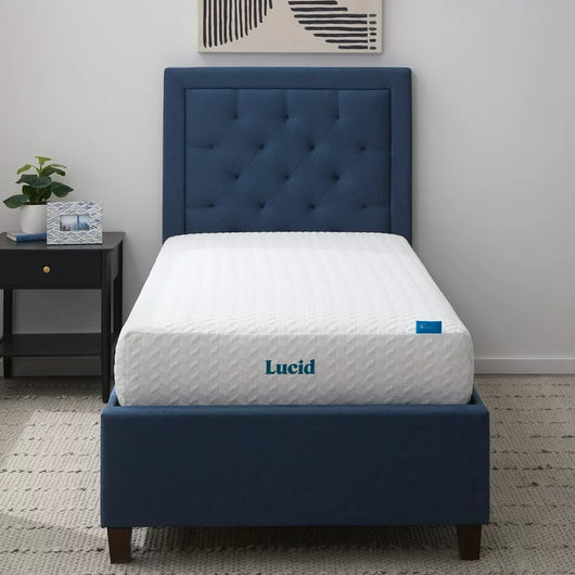 Lucid Refresh 8" Dual-Layered Gel Memory Foam Mattress, Full**New in box**