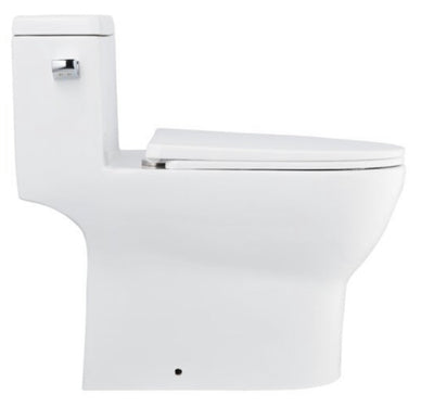 DeerValley DV-1F52626 One-Piece Toilet 1.28 GPF Standard Toilets Ceramic in White Elongated Toilets with Left Trip Lever!! NEW IN BOX!!