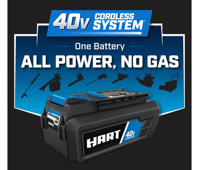 Hart 40 volt back pack blower kit - cordless- new in box