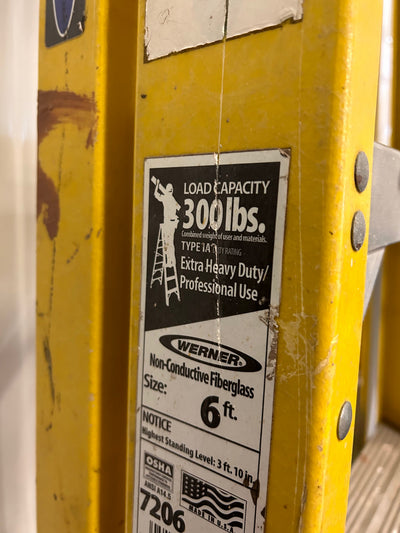 Werner 6’ Pro Series Ladder! (USED)  -Used but works great