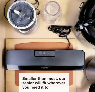 Anova Culinary ANVS01-US00 Anova Precision Vacuum Sealer, Includes 10 Precut Bags, For Sous Vide and Food Storage- NEW IN BOX!!!