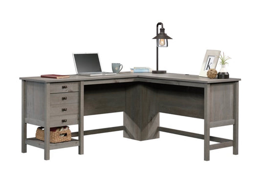 Sauder Cottage Road Wood L-Shaped Desk, Mystic Oak Finish- BRAND NEW IN BOX!!!