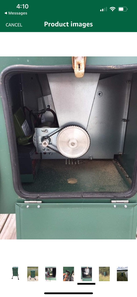 Foreverlast Inc. Woods to Water Directional Fish/Wildlife Feeder, 125 LBS, Green- NEW IN BOX!!!