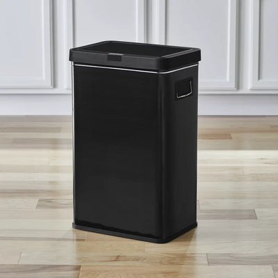 Better Homes & Gardens 13.7 gal Touchless Dual Sensor Kitchen Garbage Can, Stay Open Lid- NEW OUT OF BOX! (Minor dent from shipping)