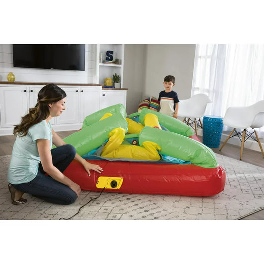 FISHER PRICE 69'' X 68'' X 53'' BOUNCESATIONAL BOUNCER WITH BUILT-IN PUMP**Used very few times**