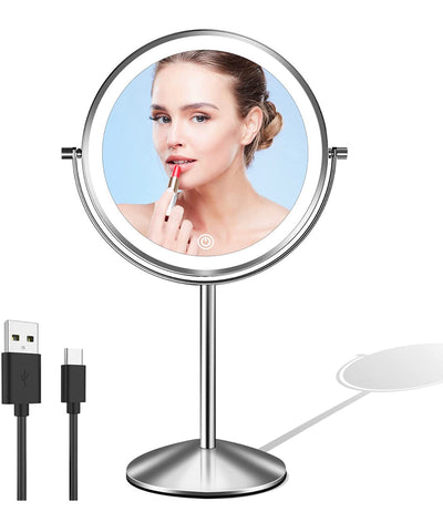 LOVESPEJO Lighted Makeup Mirror with Magnification- NEW IN BOX!!!