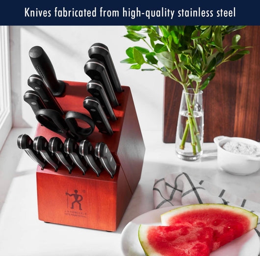 HENCKELS Solution Razor-Sharp 15-pc Knife Set, German Engineered Informed by 100+ Years of Mastery, Chefs Knife!! NEW OUT OF BOX!!
