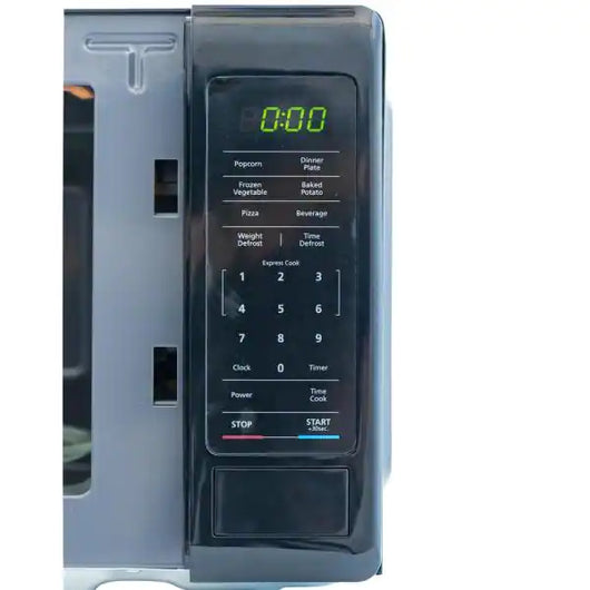 Magic Chef 0.7 cu. ft. Countertop Microwave in Black with Gray Cavity**New in Box**