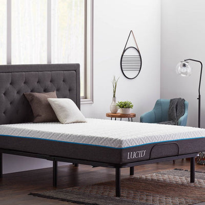 Lucid Basic Remote Controlled Adjustable Bed Base - Heavy Duty Steel Multi-Position - Twin XL**New in Box**