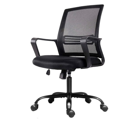 Smugdesk Manager's Chair with Swivel & Lumbar Support, 270 lb. Capacity, Black- NEW AND ASSEMBLED!!!