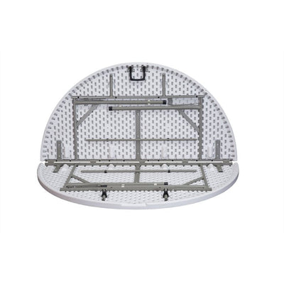 OFM Essentials Collection 60" Round Center-Folding Utility Table, in White**New**