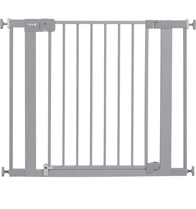 Safety 1st Easy Install Auto-Close Baby Gate with Pressure Mount Fastening, Grey- NEW IN BOX!!!!