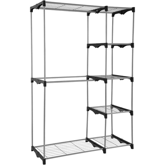Mainstays Wire Shelf Closet Organizer, 2-Tier, Easy to Assemble**New in Box**