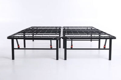 Mainstays 14" High Profile Foldable Steel Queen Platform Bed Frame, Black- NEW IN BOX!