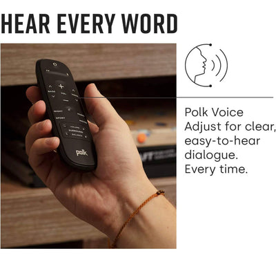 Polk Audio React Sound Bar, Dolby & DTS Virtual Surround Sound, Next Gen Alexa- NEW IN BOX!!!