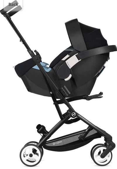 Cybex Libelle Stroller UltraLightweight Stroller Small Fold Stroller Hand Luggage Compliant Compact Stroller Fits Car Seats Sold Separately Infants 6 Months+, Deep Black/ new in box