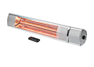 Comfort Zone  5120-BTU 120-Volt Silver Carbon Fiber Electric Patio Heater- NEW IN BOX!!!