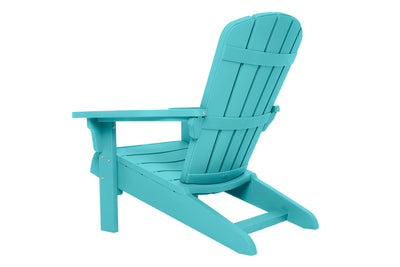 Keter Patio Furniture for Fire Pit Teton Adirondack Chair Weather Resistant, Durable Outdoor, Teal, set of 2**New in box**