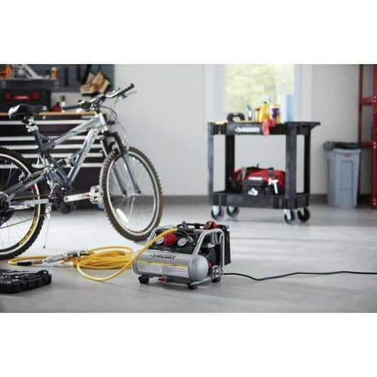 Husky 1 Gal. Portable Electric-Powered Silent Air Compressor- new - no box