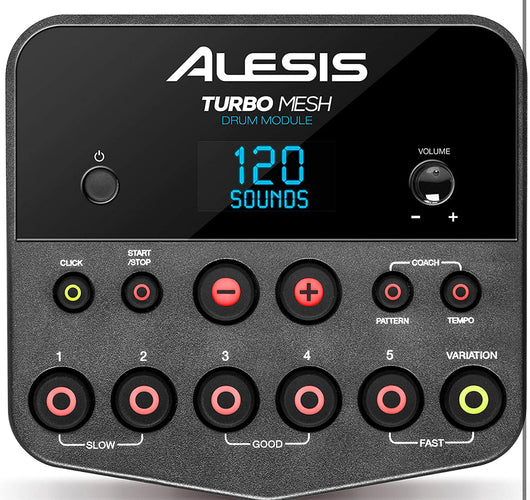 Alesis Drums Turbo Mesh Kit – Electric Drum Set With 100+ Sounds, Mesh Drum Pads, Drum Sticks, Connection Cables and 60 Melodics Lessons!  -Brand new in the box