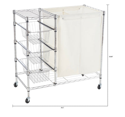 Better Homes & Gardens Hamper & Storage Cart**New in Box**