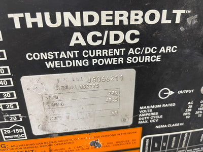 Miller Electric 907722 stick welder, thunderbolt series, used/ WORKS GREAT !  Smooth arc !