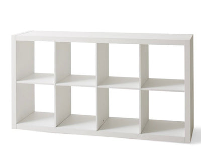 Better Homes & Gardens 8-Cube Storage Organizer, Textured White- NEW IN BOX!!!