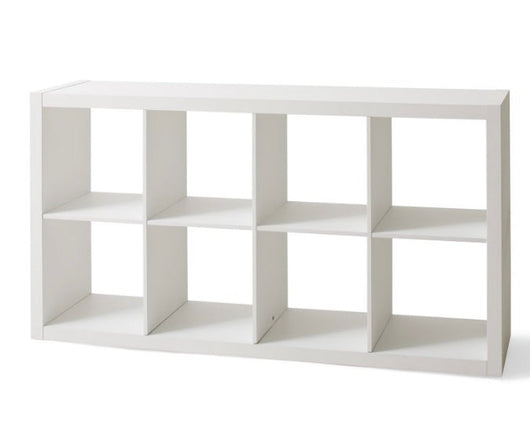 Better Homes & Gardens 8-Cube Storage Organizer, Textured White- NEW IN BOX!!!