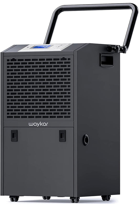 Waykar 155 Pints Commercial Dehumidifier Industrial Dehumidifier for Large Space up to 7500 Sq.ft for Home Basements, Whole House, Library, Moisture Remove!! NEW OUT OF BOX, MISSING DRAIN HOSE AND HANDLE, TESTED WORKS GREAT!!