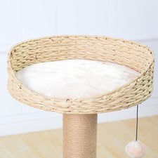 Shop PetPals Cozy V2 Beige 2-Level Cat Tree Size 18″ x 18″ x 29″ Assembled Product Height- new in the box