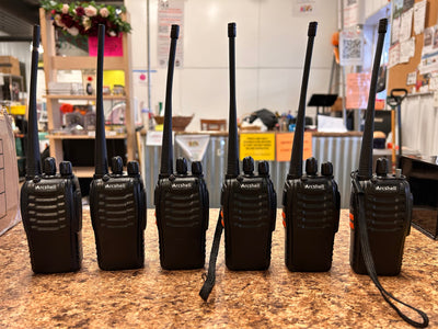 Six Pack of Arcshell Walkie Talkies! (USED)