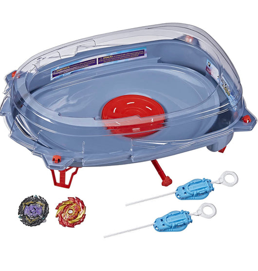 BEYBLADE Burst Surge Speedstorm Motor Strike Battle Set -- Battle Game playset with Motorized Stadium, 2 Battling Top Toys and 2 Launchers- NEW IN BOX!!!