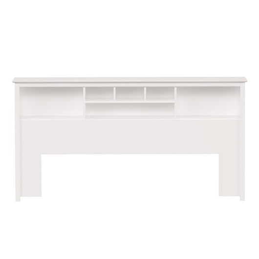 Prepac Monterey White King Bookcase Headboard**New in Box**