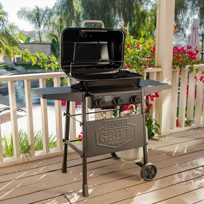 Expert Grill 3 Burner Propane Gas Grill, 27,000 BTU, 450 Sq. In. Total Cooking Area, Black**New in box**